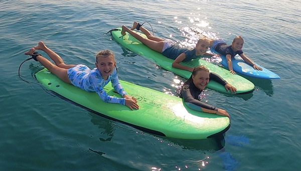 Surf Class Supervised Fall